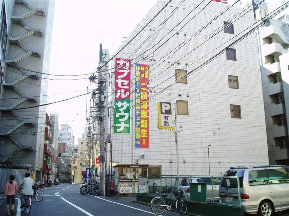 Capsule Hotel & Sauna Ikebukuro Plaza Tokio Buitenkant foto
